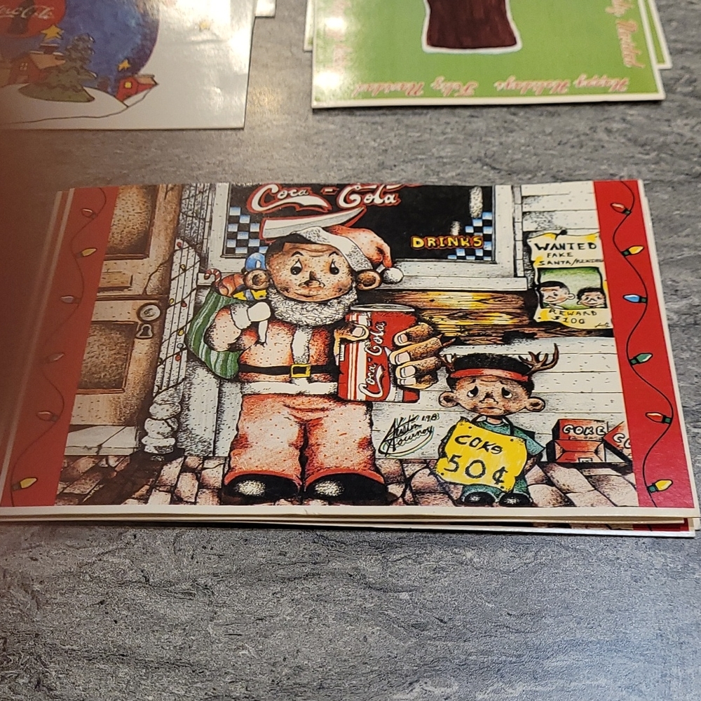 Coca-Cola Collectable Post Cards - Picture 2 of 5